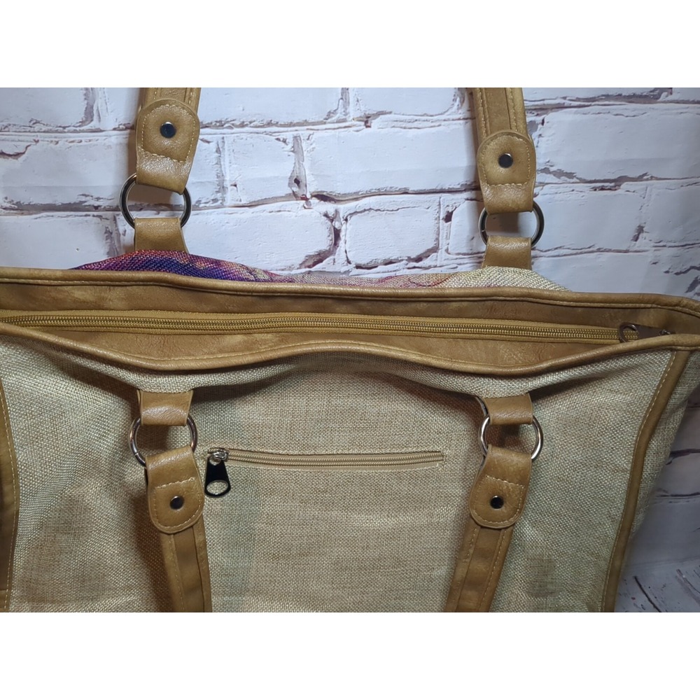 MONTANA WEST‎ Purse Weekender Bag Large Western Horse Tote Handbag Soft Canvas - Picture 5 of 7